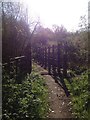 Footbridge over small stream