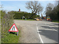 Road closure beside St Johns Cottages