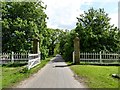 Driveway to Poever Hall and St. Lawrence