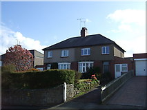 NU2311 : Semi detached houses on Lesbury Road (A1068), Hipsburn by JThomas