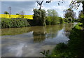 Looking south along the Oxford Canal