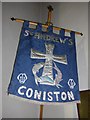 SD3097 : St Andrew, Coniston:banner (i) by Basher Eyre