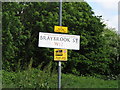 Braybrook Street sign with waiting and vehicle restrictions