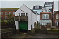 Weatherboarded boathouse, Town Quay