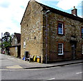 Corner bench near The Bakehouse in Sherborne