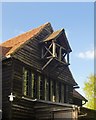 Belfry and gable, Farley Green church