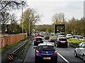 Heavy Traffic on the A322 at Bagshot