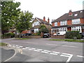 College Ride at the junction of Whitehill Close