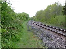 NZ2583 : Railway north of Bedlington by Russel Wills