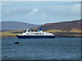 NG2250 : Saga Pearl II at anchor in Loch Dunvegan by John Allan