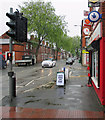 A wet morning in Vernon Road