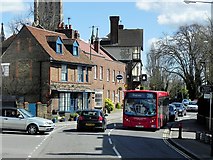 TQ1369 : Hampton Village, Thames Street by David Dixon