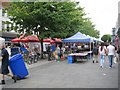 Street market, south end of Above Bar Street, Southampton