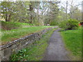 Disused railway platform at Craigellachie