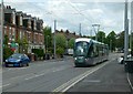 SK5337 : Test tram on Lower Road by Alan Murray-Rust