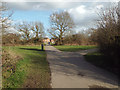 Path to Huggins Close, southeast end of Lavender Hall Park, Balsall Common