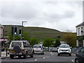 Looking down Blaina Road from Market Square