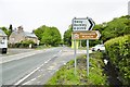 Hinton, tourist road sign