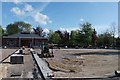 New bowling green being laid, Bank Park, Warrington