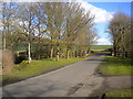 Clipston Lane north of Normanton