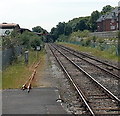 Railway south from Dorchester West railway station