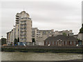 Galleons View, Stewart Street, from across the dock