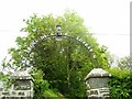 Loveston Church - gate arch detail