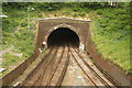 View of the railway tunnel from outside Crystal Palace station