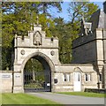 Gate to Bolesworth Castle at Chowley Lodge