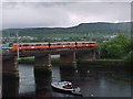 Railway bridge across the River Leven