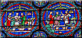 TR1557 : The cure of Robert of Cricklade, Stained glass, Canterbury Cathedral by Julian P Guffogg