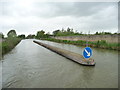 ST9060 : Keep right sign, Semington aqueduct by Christine Johnstone