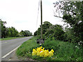 Horse manure for sale on the A 1101