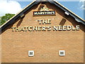TM1179 : The Thatchers Needle Public House sign by Geographer