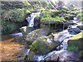 SE0722 : Waterfall on Maple Dean Clough, Greetland by Humphrey Bolton