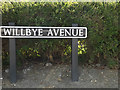 Willbye Avenue sign