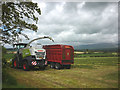 Harvesting grass at Akeygate