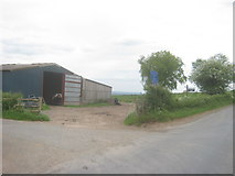 SO3414 : Entrance to Emmafield Farm near Llanddewi Rhydderch by peter robinson