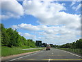 A46 Northbound Approaching Salford Bridge Island