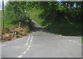 Meeting of minor roads east of Llangenny