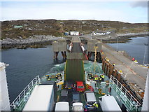 NM2256 : Coastal Argyll : Approaching The Linkspan At Arinagour, Island Of Coll by Richard West
