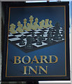 Sign for the Board Inn, Herrington