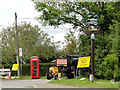 Roadworks in Ringshall near the village sign