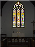 TM0980 : Altar & Stained Glass Window of St.Remigius Church by Geographer