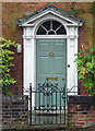 Detail of Waynflete House, St Swithun Street, Winchester