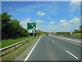 The A59 near the A671 turnoff