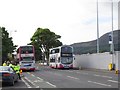 Belfast Metro buses in Newcastle