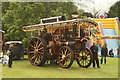 View of a Burrell Gold Medal Tractor "The Cranleigh Belle" in the St Albans Steam and Country Show