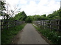 Bridge on the Roman Ridge over a former railway to Brodsworth Colliery