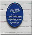 Gunville Gate House blue plaque, Romsey